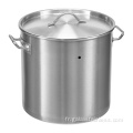 Pot à soupe en gros en acier inoxydable